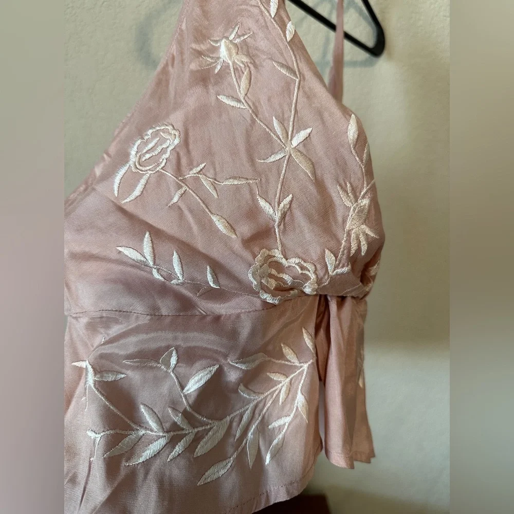 NWT Free People cherry embroidered top XS - Picture 7 of 14